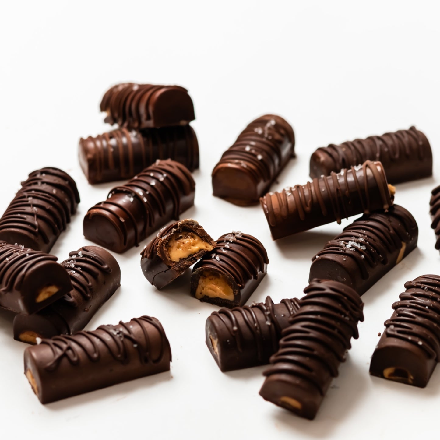 Mini Peanut Butter Logs