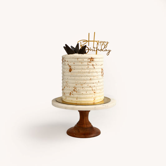 Buttercream Cake - Gold Splatter